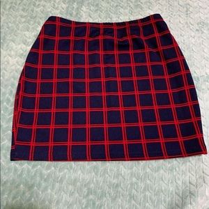 blue and red skirt , i bought from a boutique and barely wore
